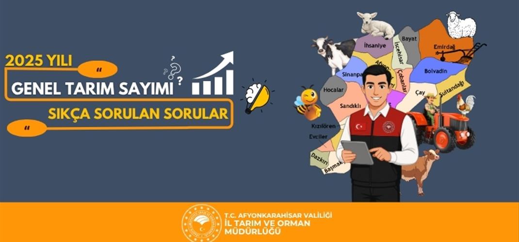 2025 YILI GENEL TARIM SAYIMI SIKÇA SORULAN SORULAR 🔎📝🧑‍🌾